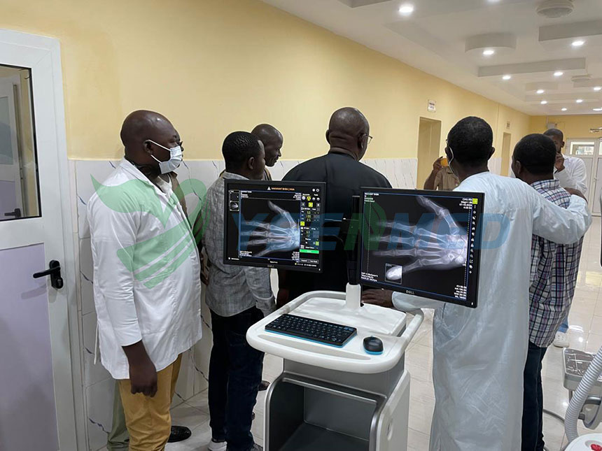 Biph System Setup YSX-C605 digital FPD c-arm system set up & come into service in Chad